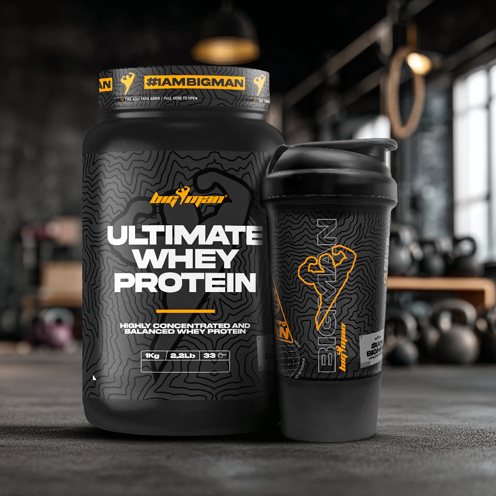 PACK · ULTIMATE WHEY PROTEIN 2,2Lb + SHAKER PRO