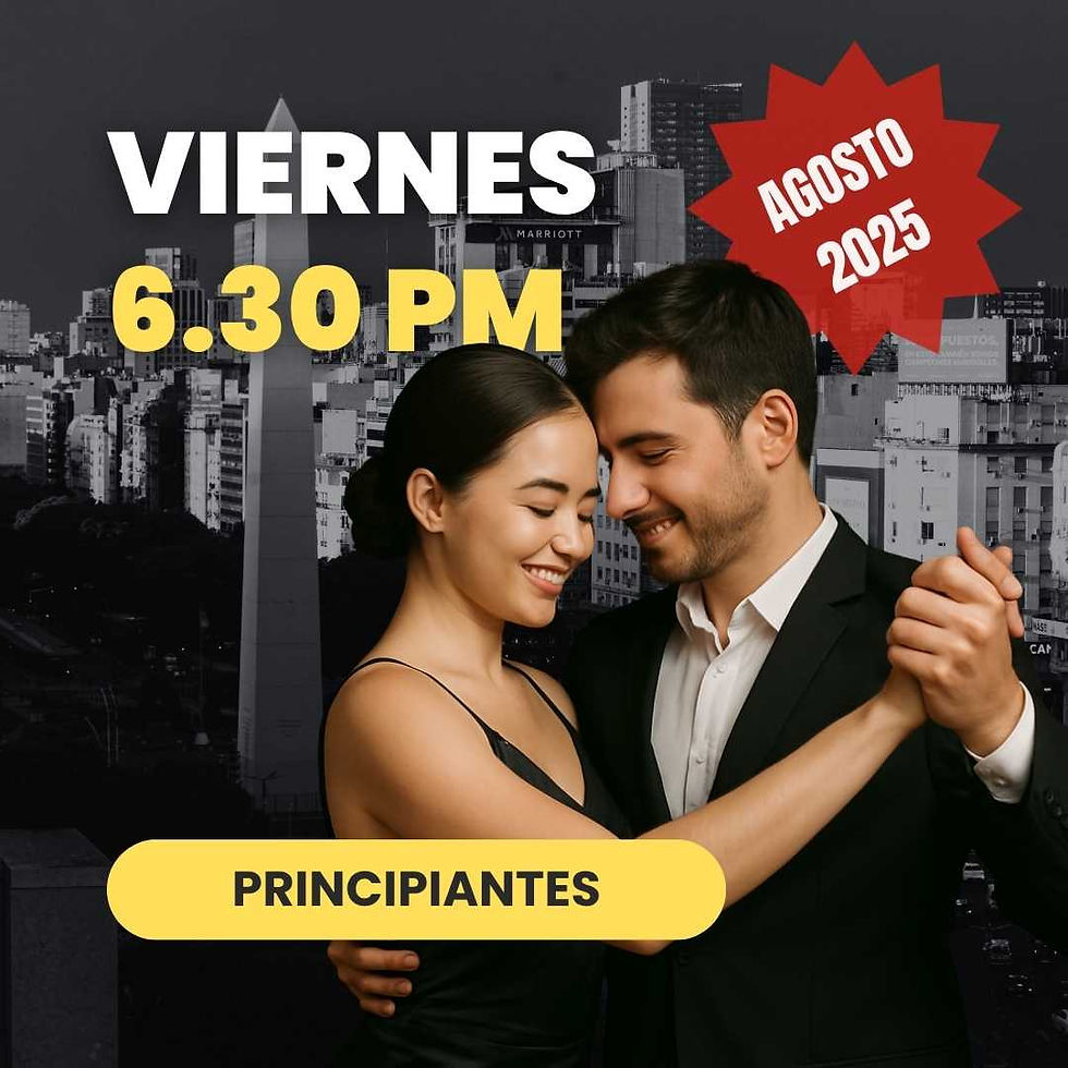 Principiantes viernes 6.30 pm (agosto) 🖤