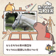 思い出の一品！🐴 ヒシミラクル号の無口をラッフルに提供した件について
