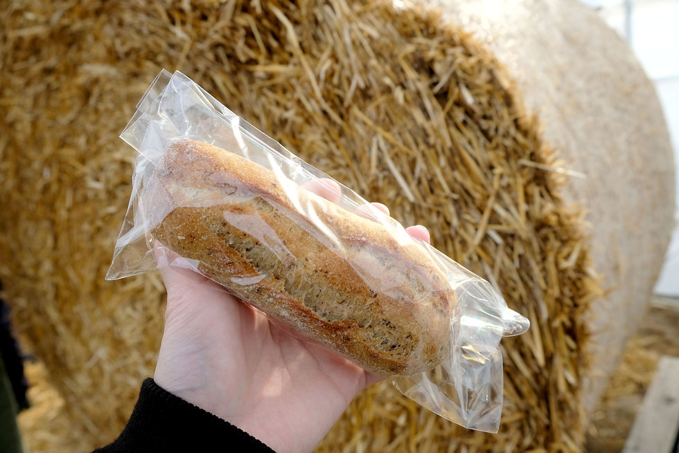会場では参加者全員に、馬の堆肥で育った小麦「ばんえいキタノカオリ」を使用した「うまっしゅパン」が配られた