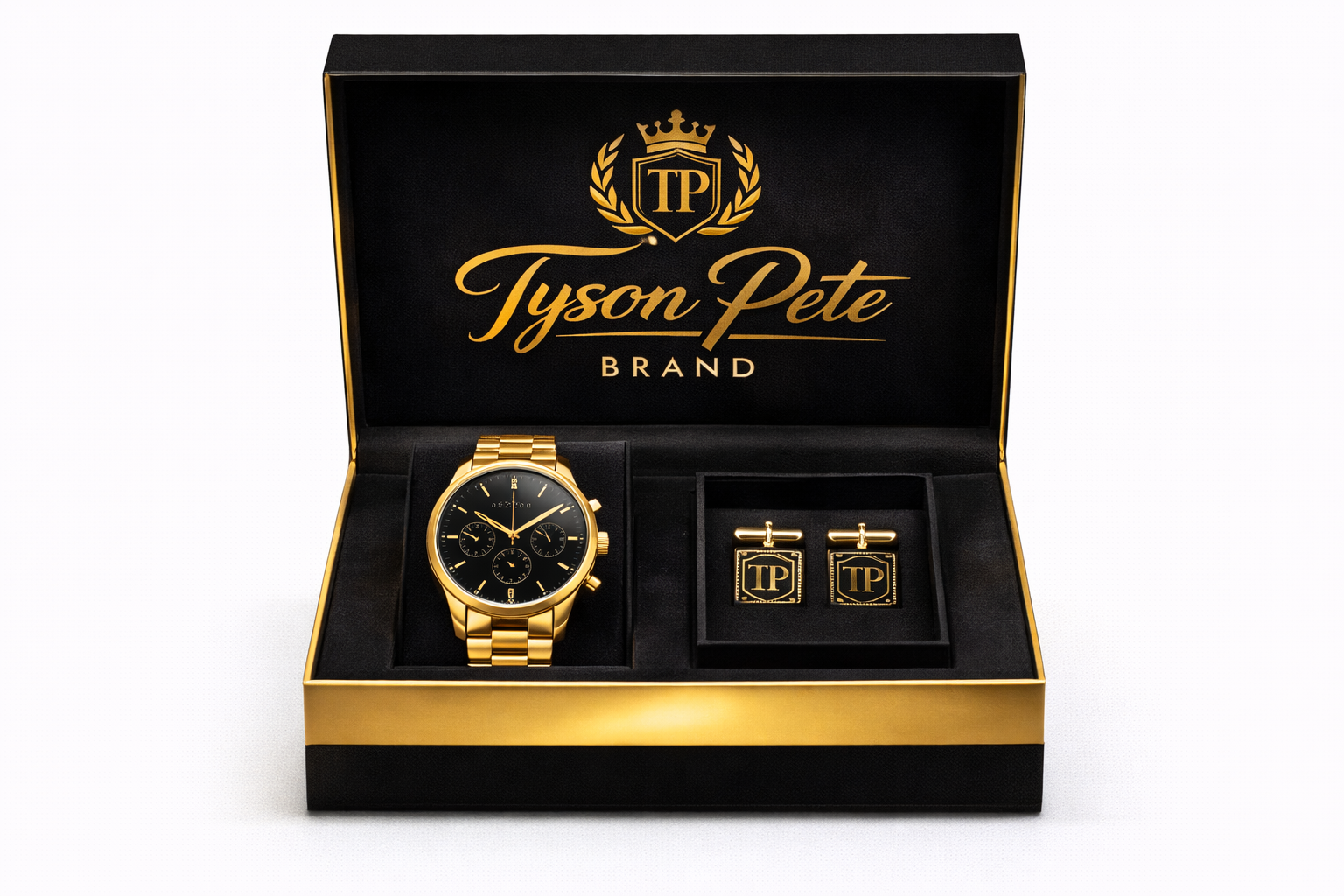 Tyson Pete Signature Timepiece & Cufflink Set