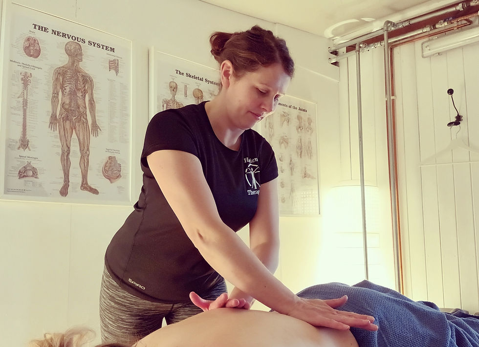 Deep Tissue Massage for a Sports Therapy client