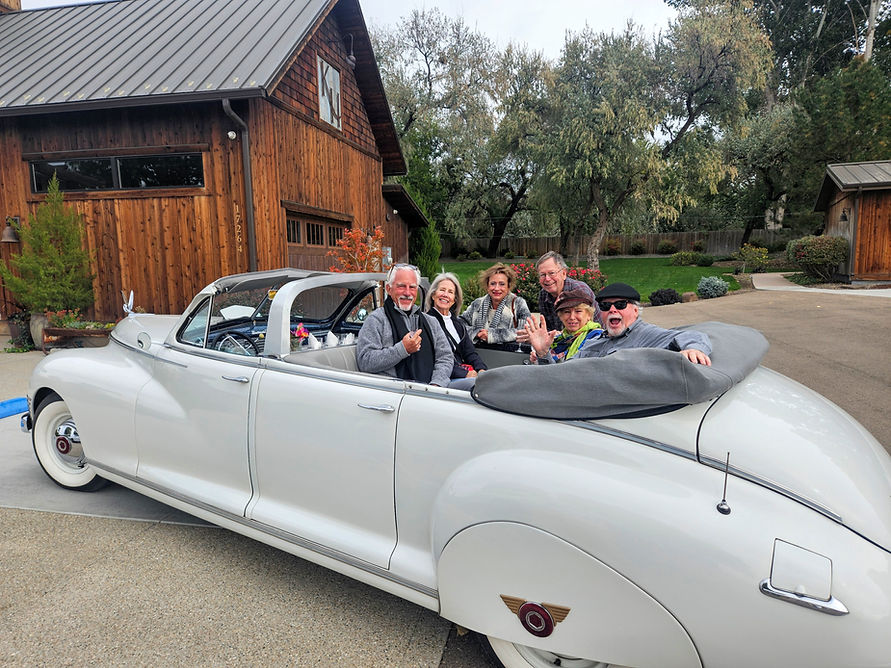 Classic 1947 Packard convertible on the AgVenture Trail in Southwest Idaho
