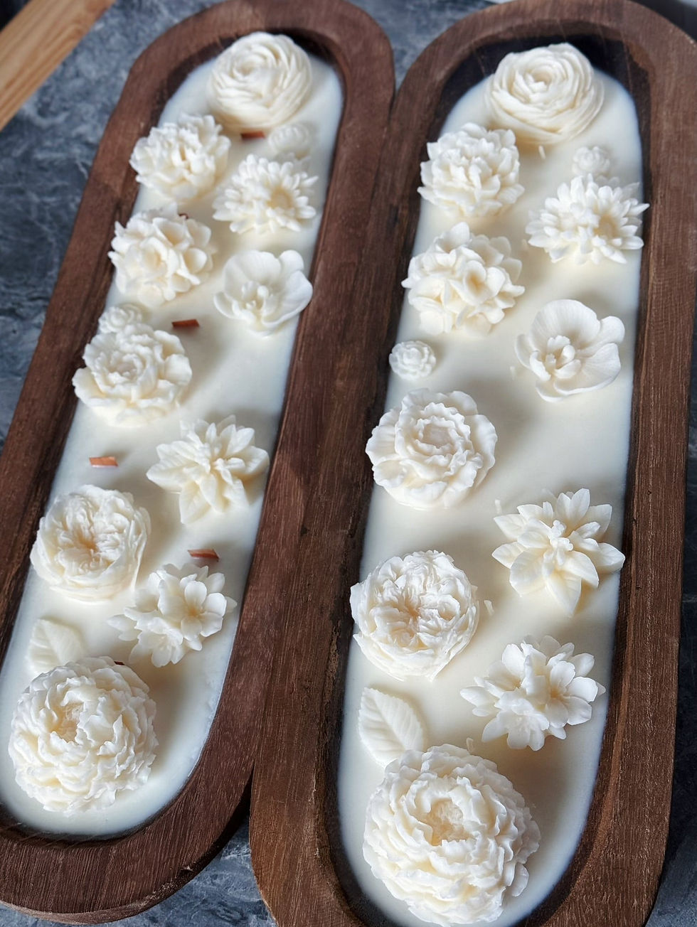 Thumbnail: Four Seasons Garden Luxurious 26oz Scented Dough Bowl Candle
