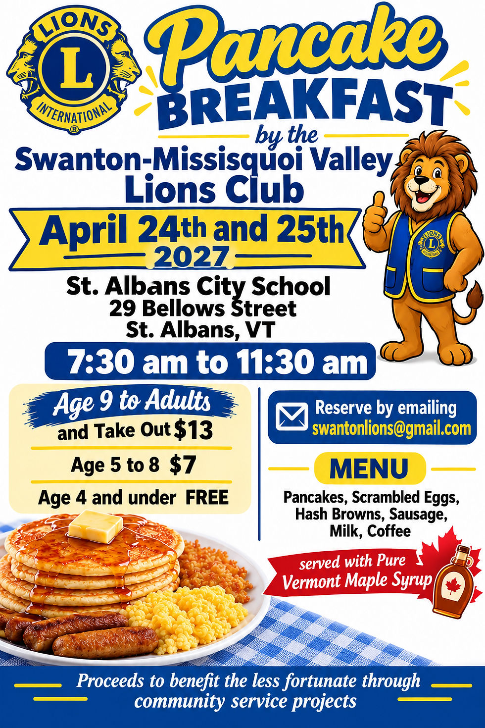 Pancake Breakfast