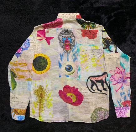 'Retro Ink' Shirt Back