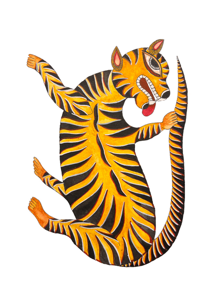 Madhubani style Tiger