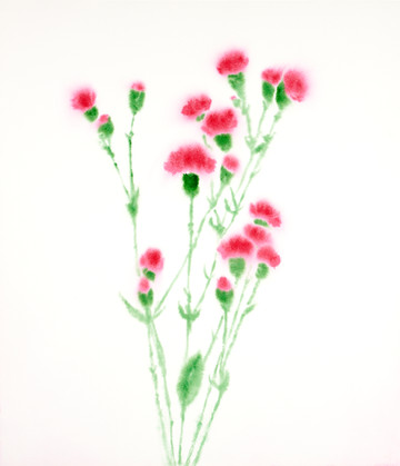 Kindred, Watercolour on Cotton Rag, 53cm x 45.5cm, Yukiko Abe-Kruithof, 2024