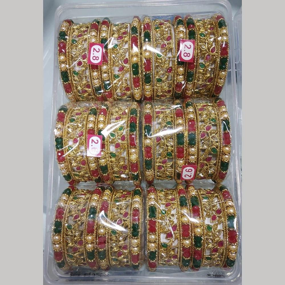 Gold Plated Bangle Set Female