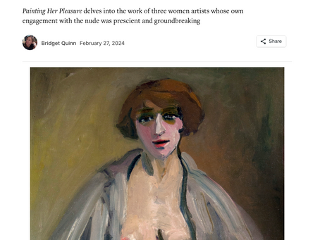 Celebrating "Painting Her Pleasure" – A Hyperallergic Review Reflection