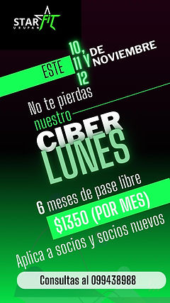6 meses de pase libre en el gimnasio por $1350 al mes