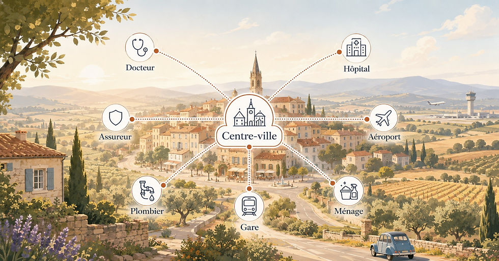 Your village is at the center of your "ecosystem"