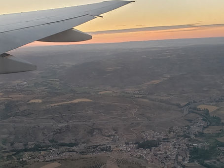 Santorini, Part 1-New York to Madrid