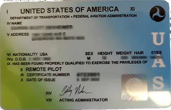 UAS Drone License