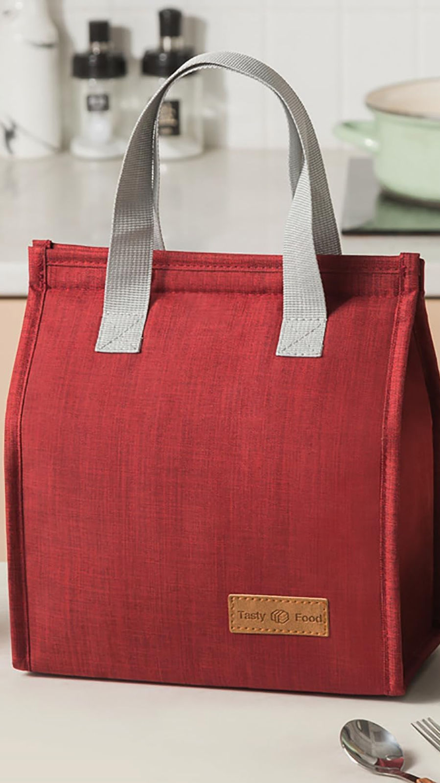 Large-Capacity Portable Insulated Lunch Bag