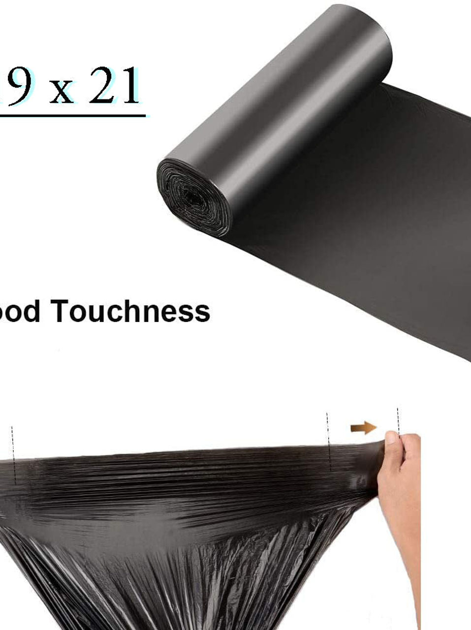 Thumbnail: 30-pack Disposable Eco-friendly Garbage/Trash Bags (19X21)
