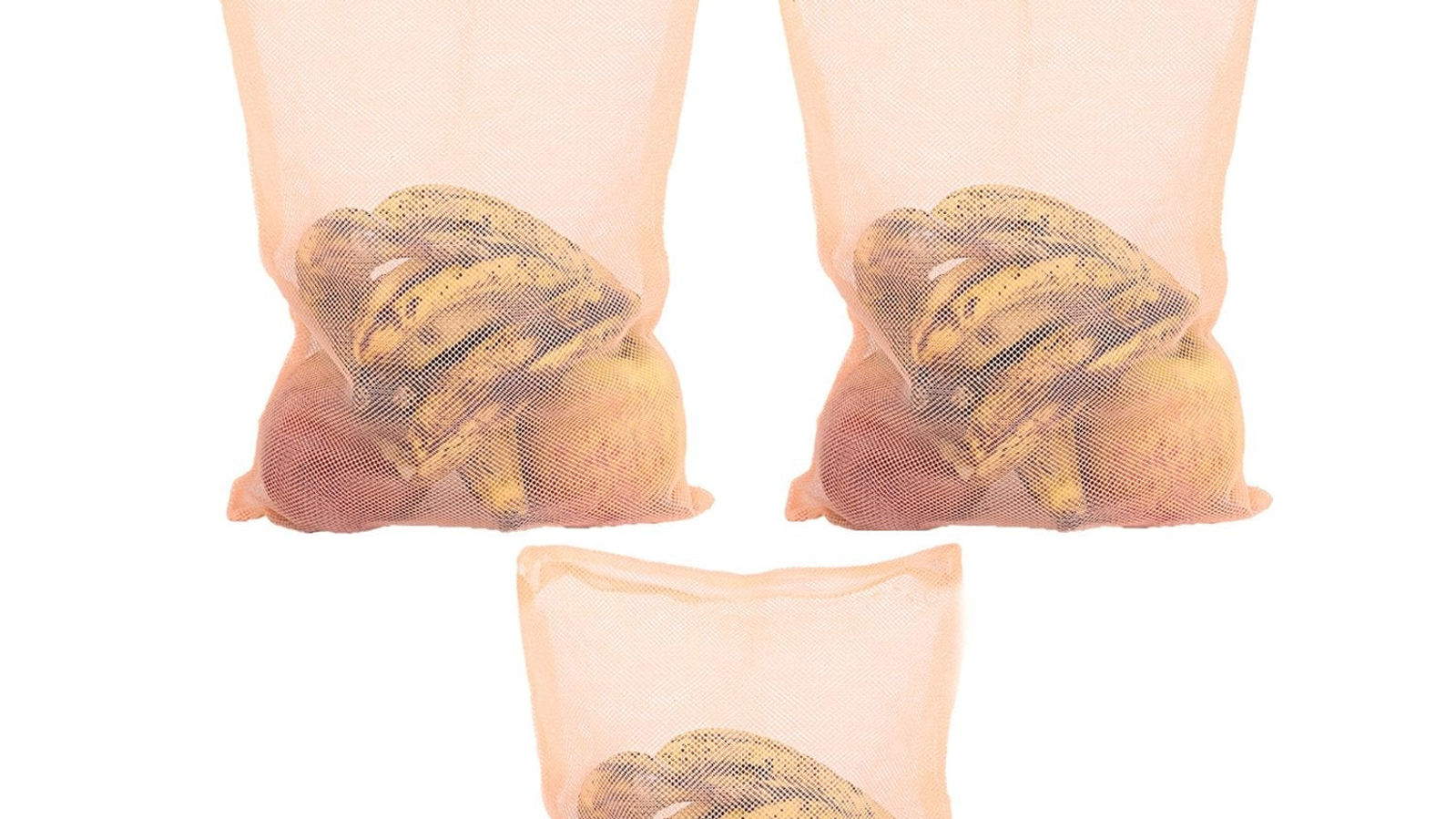 Fridge Bags for Fruits and Vegetables with Zip Net
