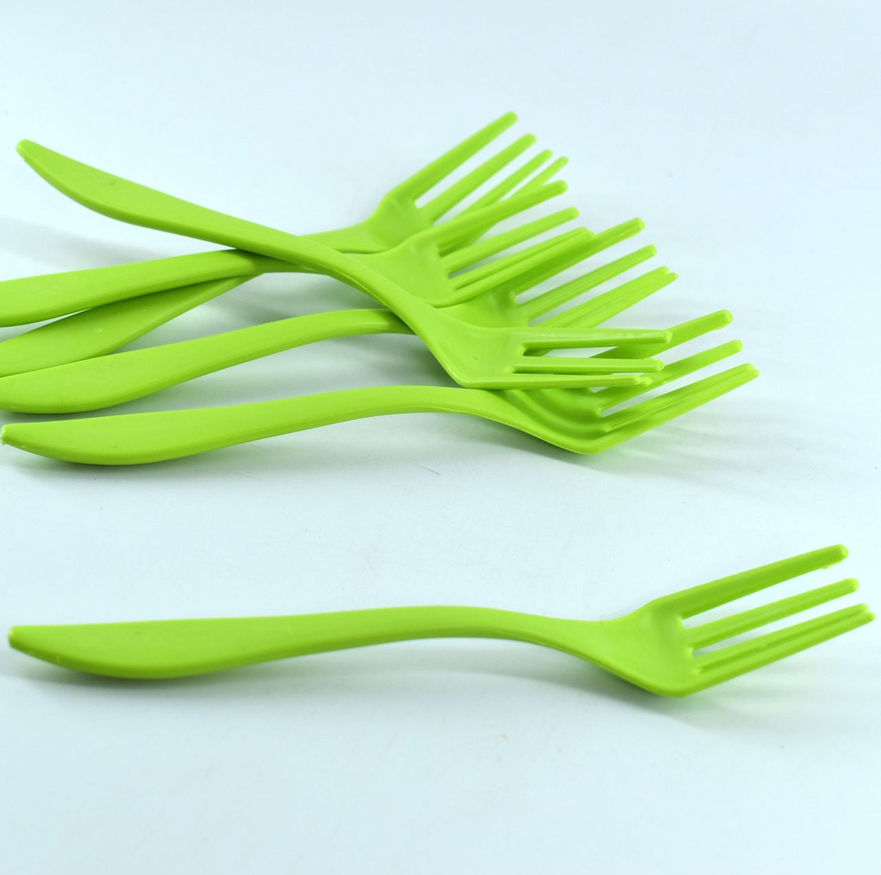 Small Plastic 6pc Serving Fork Set for Kitchen