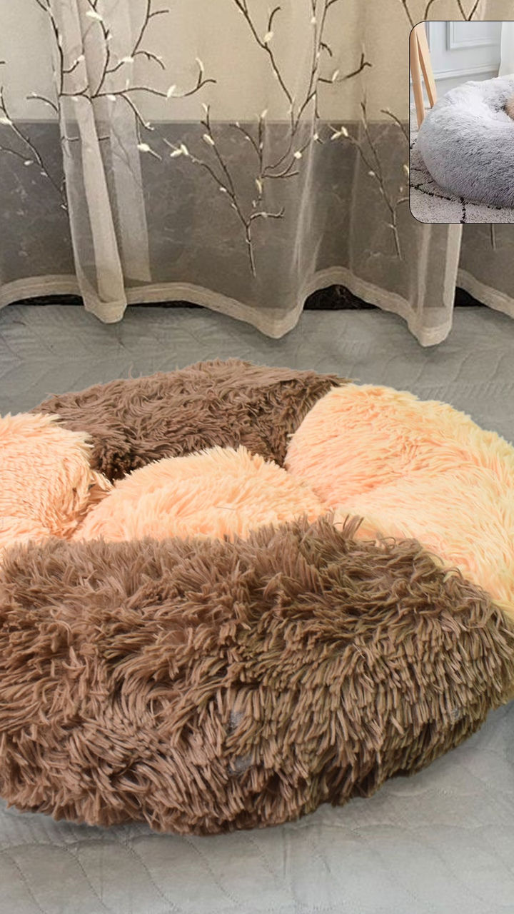 Calming Donut Dog & Cat Bed