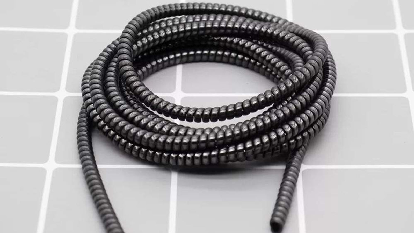 Metallic Spiral Cable Protector for Cords & Headphones