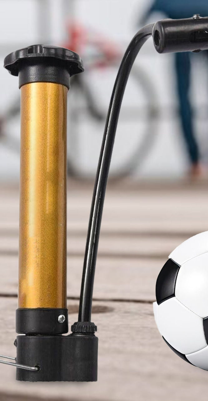 Hand Air Ball Pump – Portable Metal Inflator for Basketball, Soccer & More
