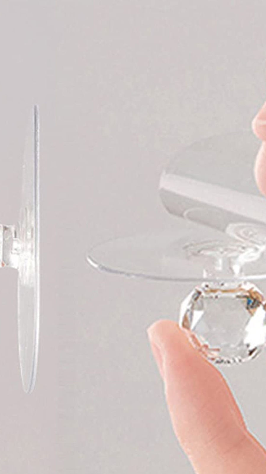 Clear Diamond Crystal Cabinet Knob & Pull Handle