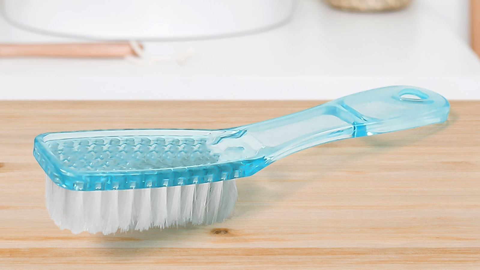 Plastic Handle Shoes & Clothes Scrubbing Brush (19cm)