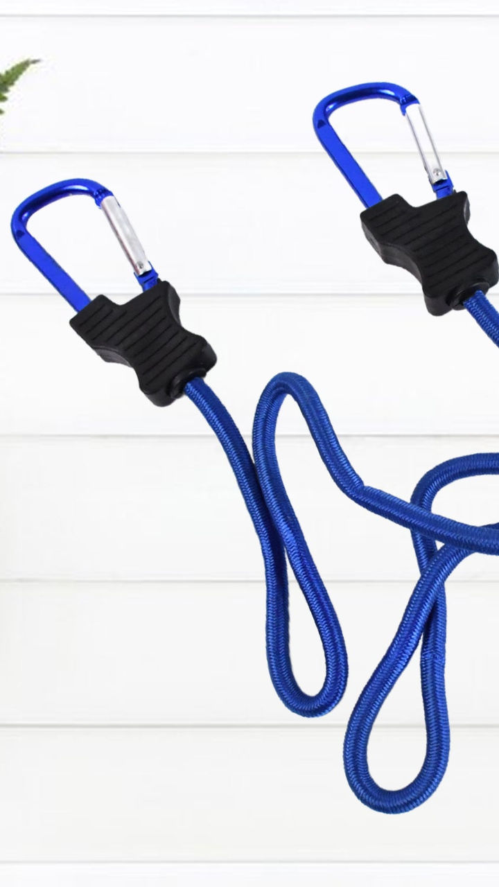 Carabiner Bungee Cord with Hook Luggage Strap