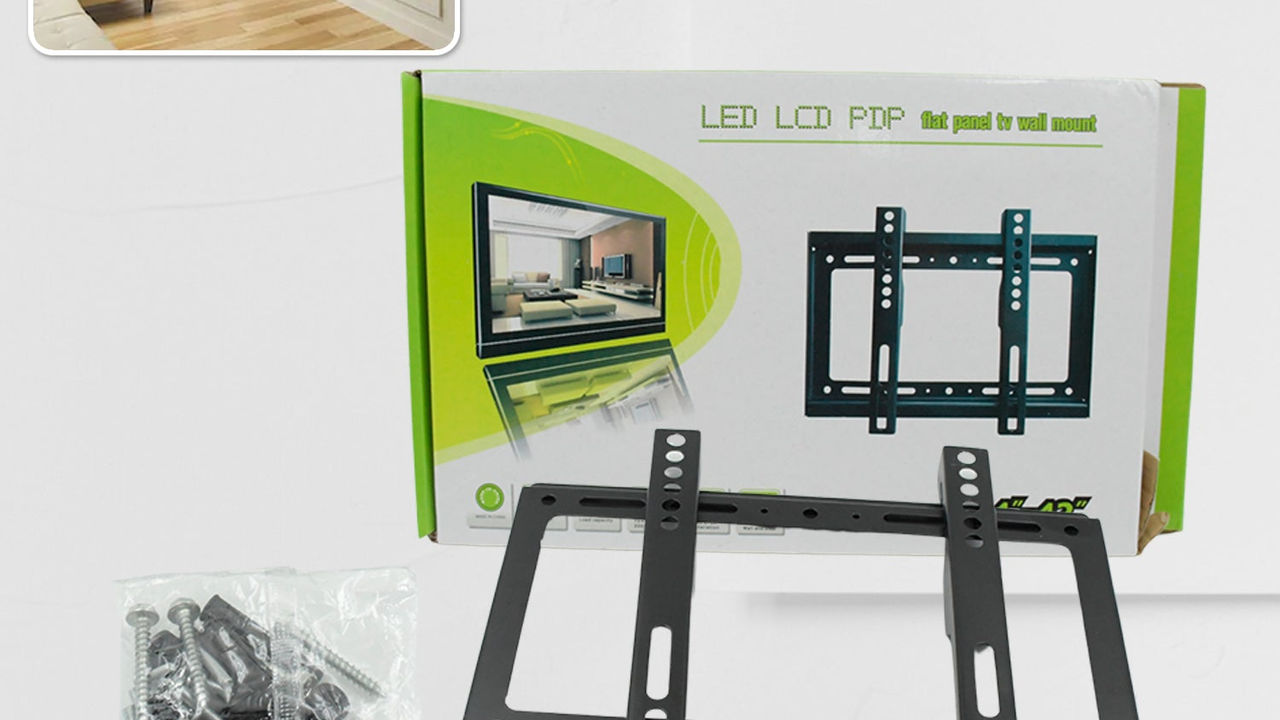 TV Wall Bracket Mount Slim Monitor Stand for 14 x 42, LCD LED 3D plasma