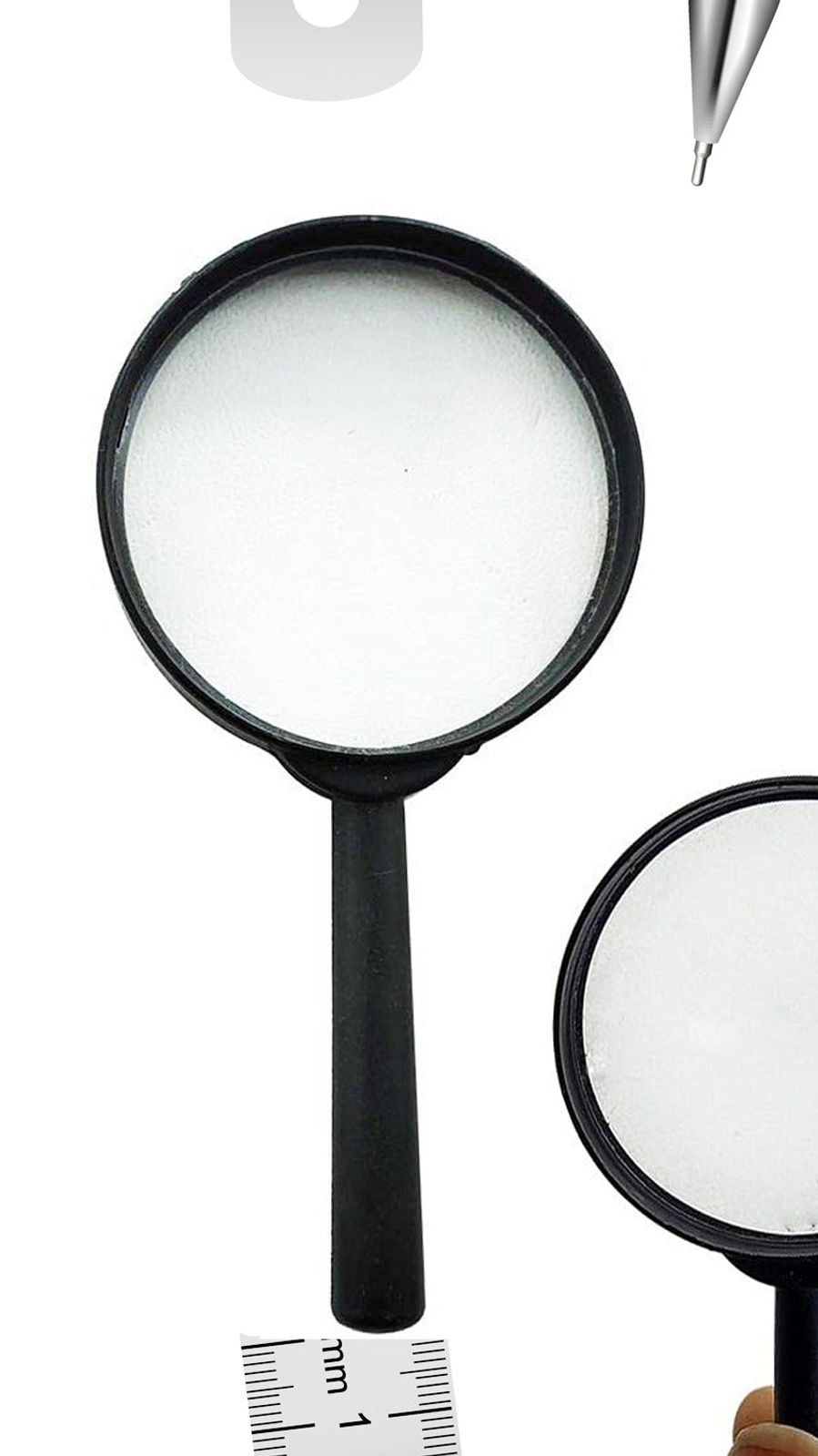 Magnifying glass Lens - reading aid made of glass - real glass (2pc Set)