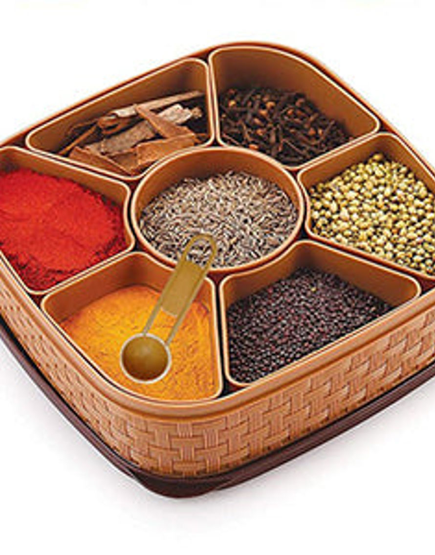 Masala Rangoli Box Dabba for Spices