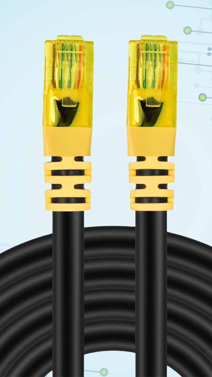 Heavy-Duty Cat 8 Ethernet Internet Cable (2m)