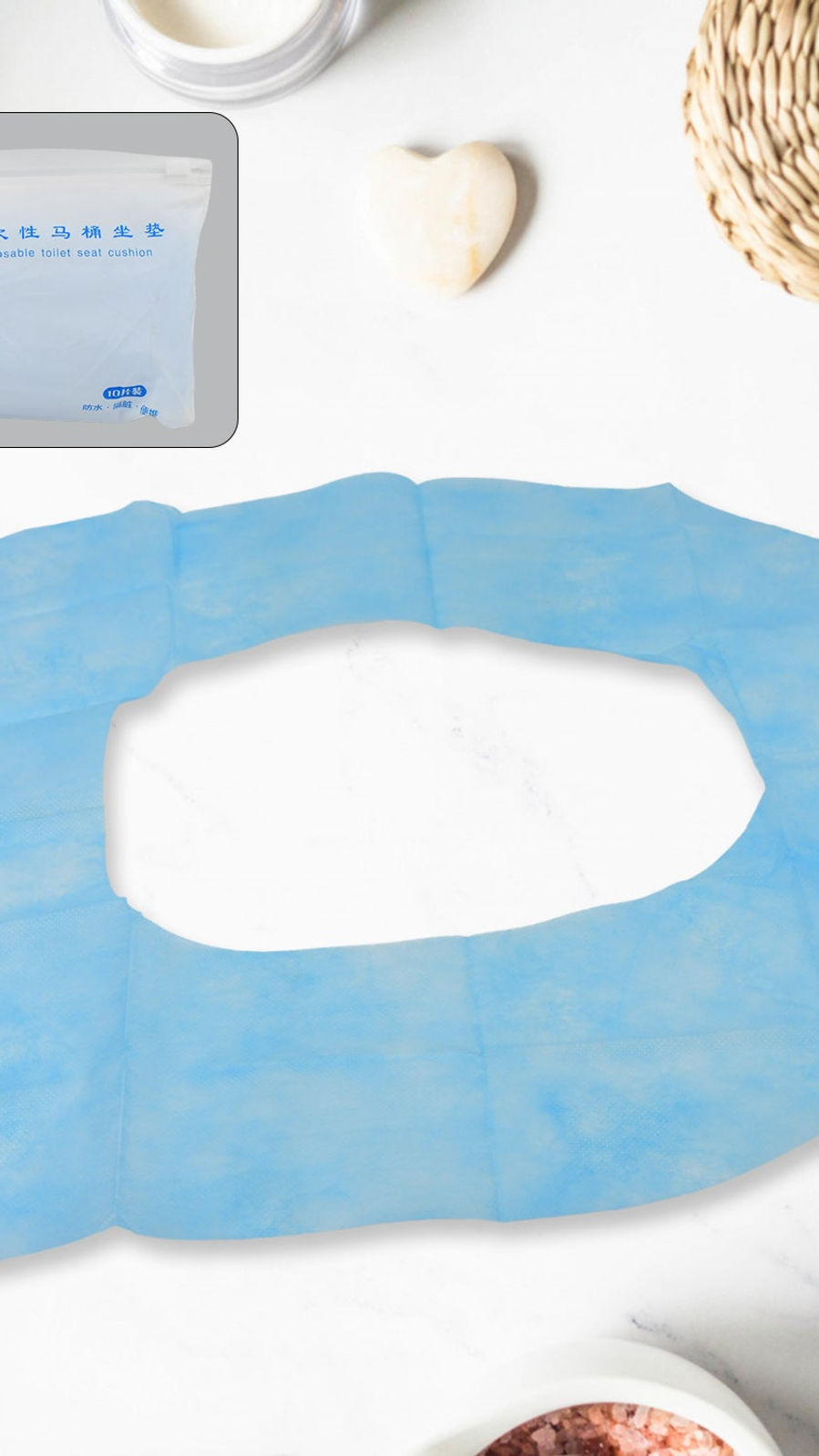 Disposable Toilet Seat Covers / waterproof isolation (10 Pcs Set)
