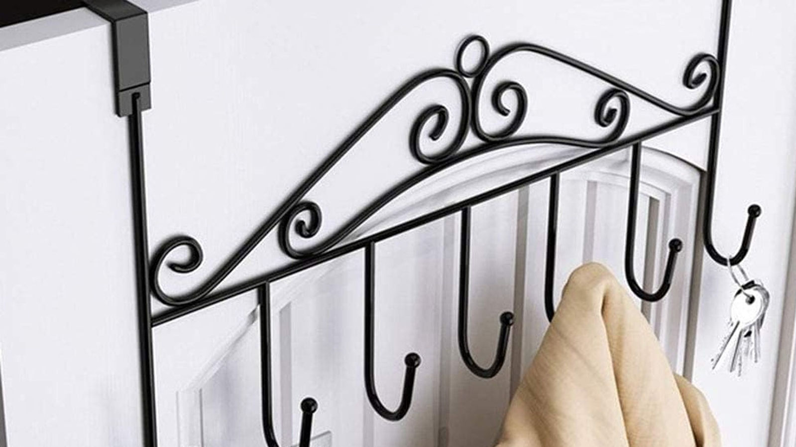 Over-the-Door Hanger Rack with 7 Hooks
