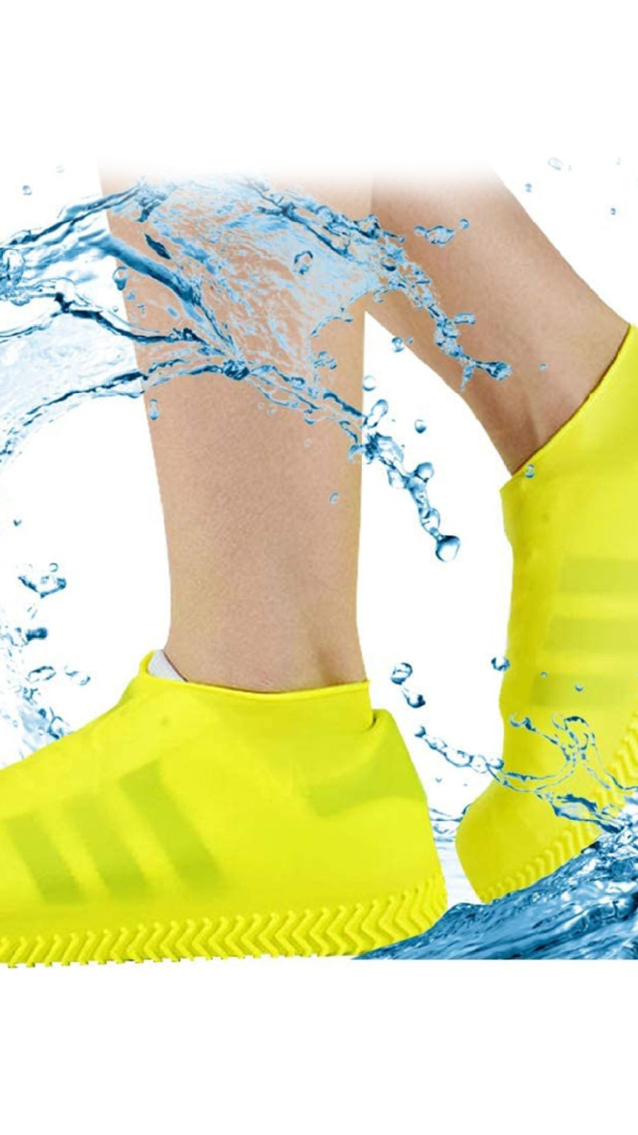 NON-SLIP SILICONE RAIN REUSABLE ANTI-SKID WATERPROOF FORDABLE SHOE COVER