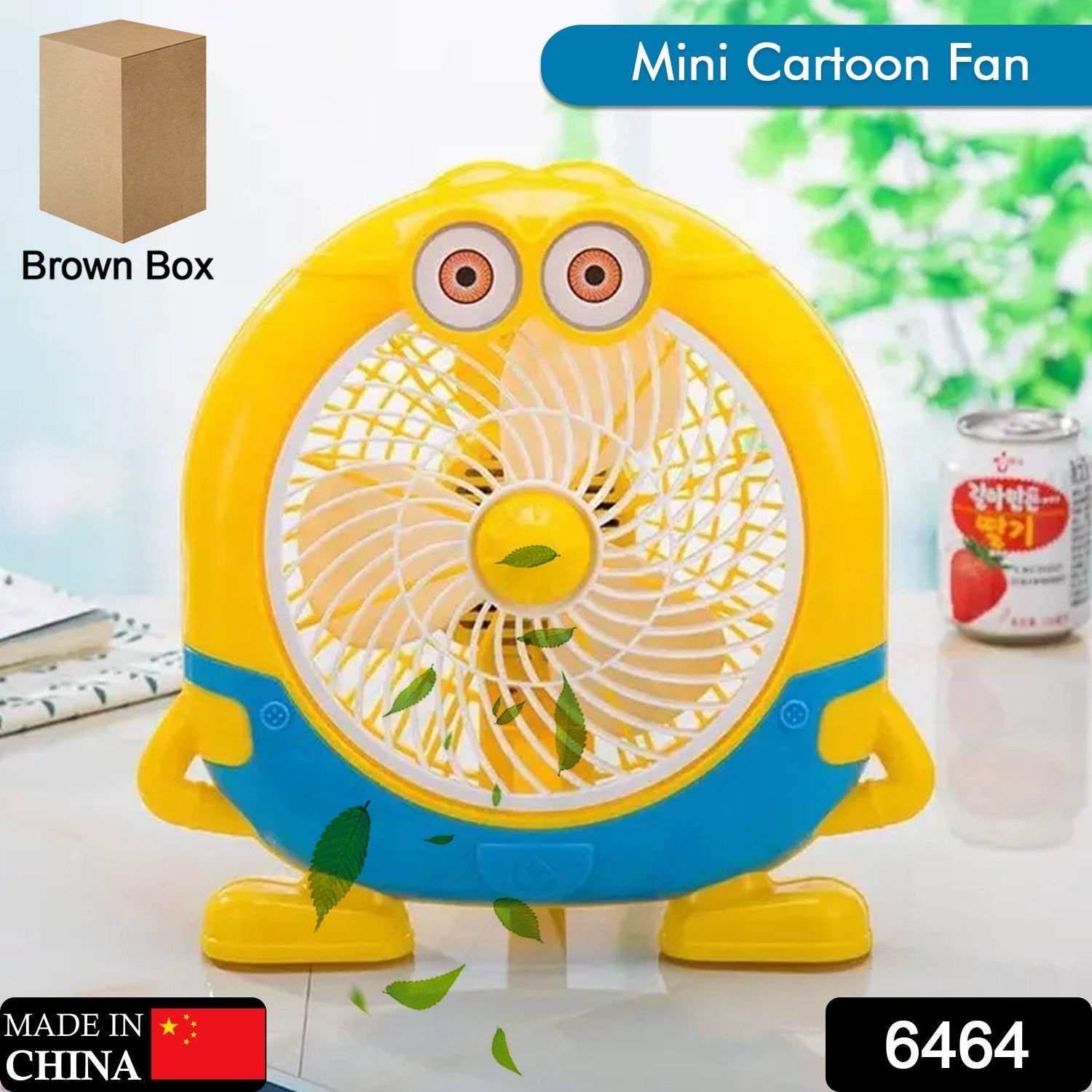 plastic cute mini electric usb fan desk fan for children ( No Battery)