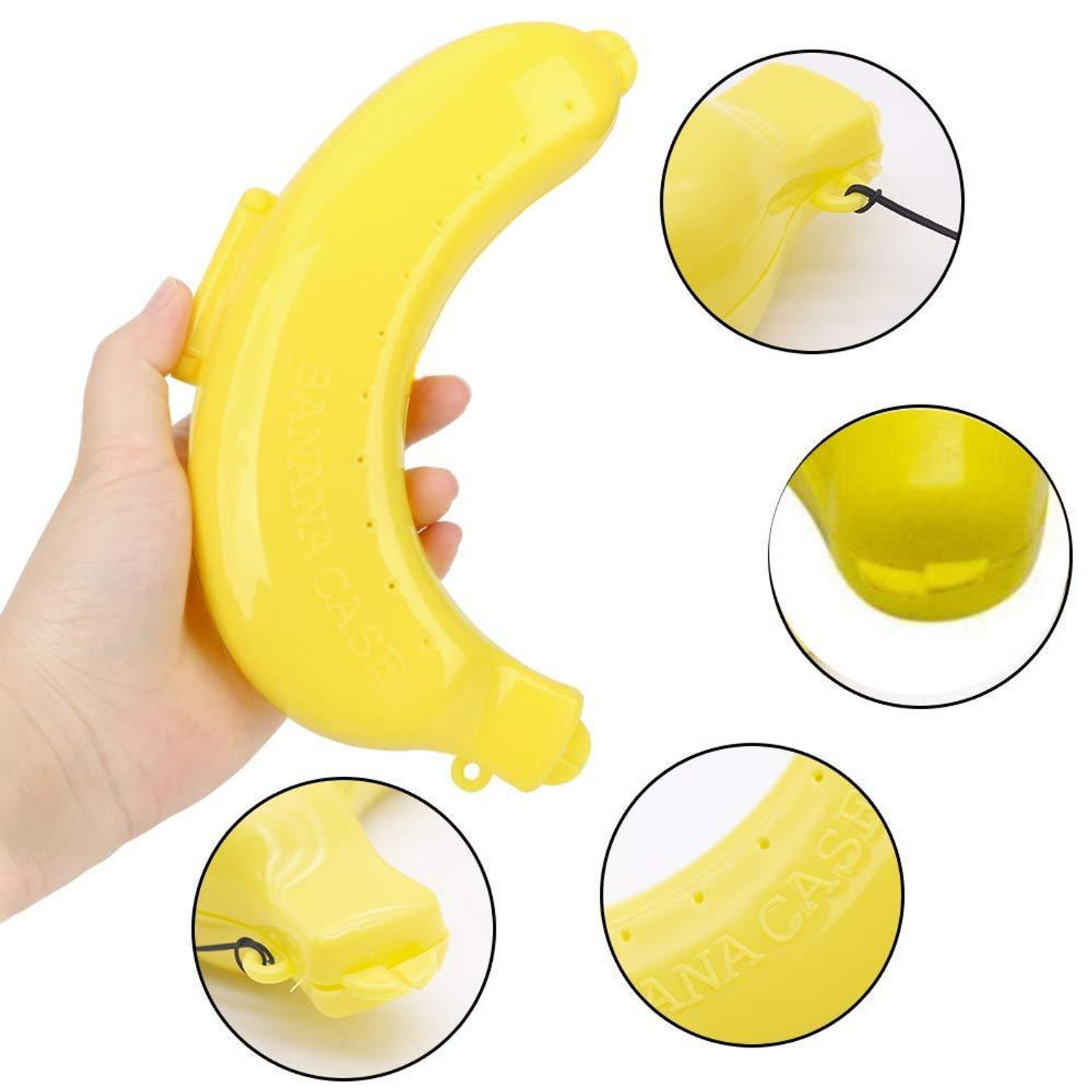 Banana Case Lunch Box (Yellow)