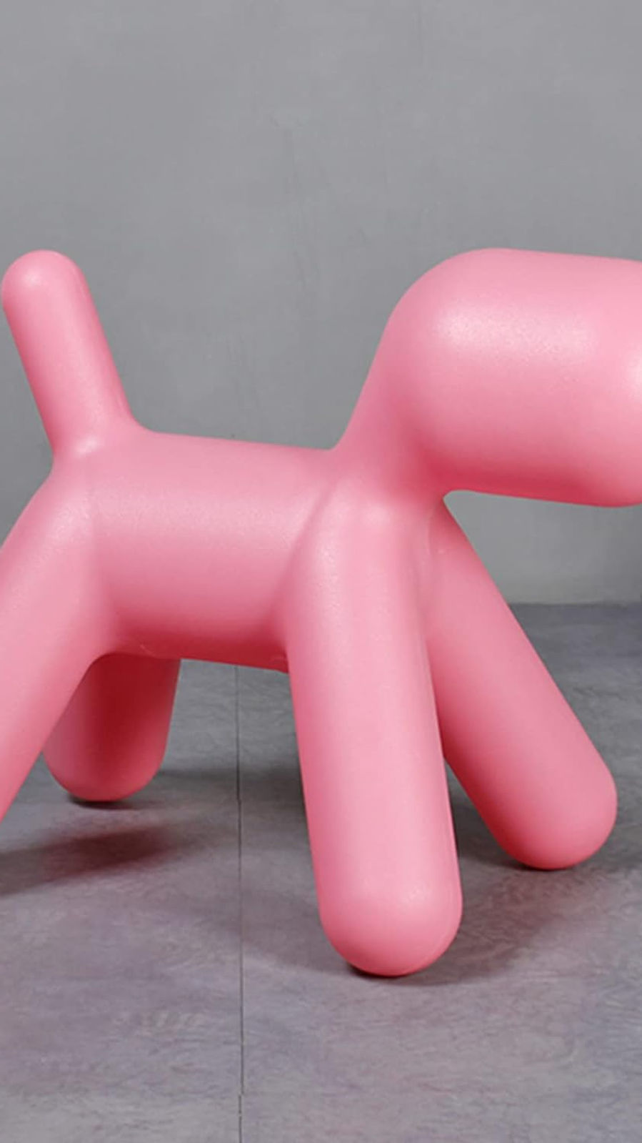 Plastic Cute Animal Puppy Chair,Creative Dog Low Footstool,Cartoon Foot