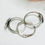 Thumbnail: Three Interlocking Rings for Women and Girls (Silver Toned)