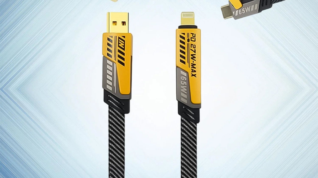 4-in-1 Fast Charging Cable with Multiport USB-C