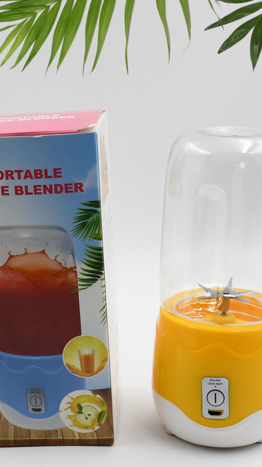 Portable Electric USB Juice Maker 6 blade Blender Grinder Mixer Personal