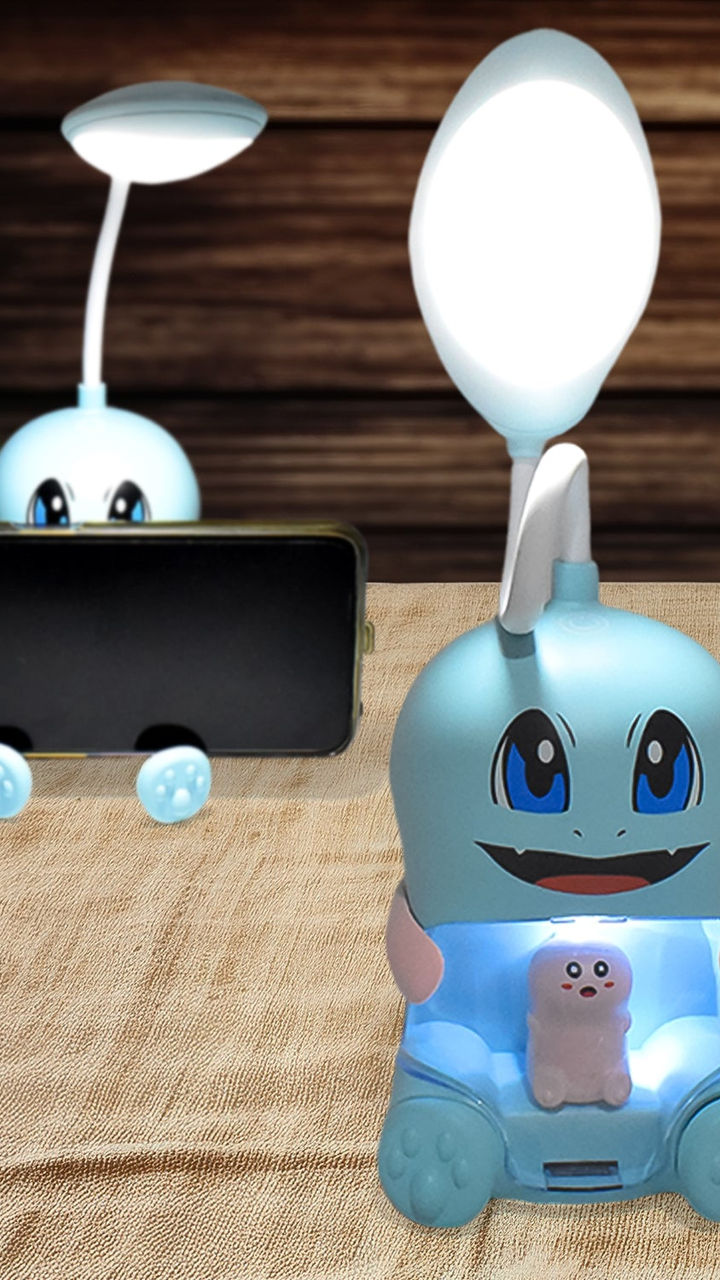 Cartoon LED Desk Light with Button Control (Mixed Colors)