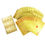 Thumbnail: Gold Plated Poker Playing Cards (Golden)