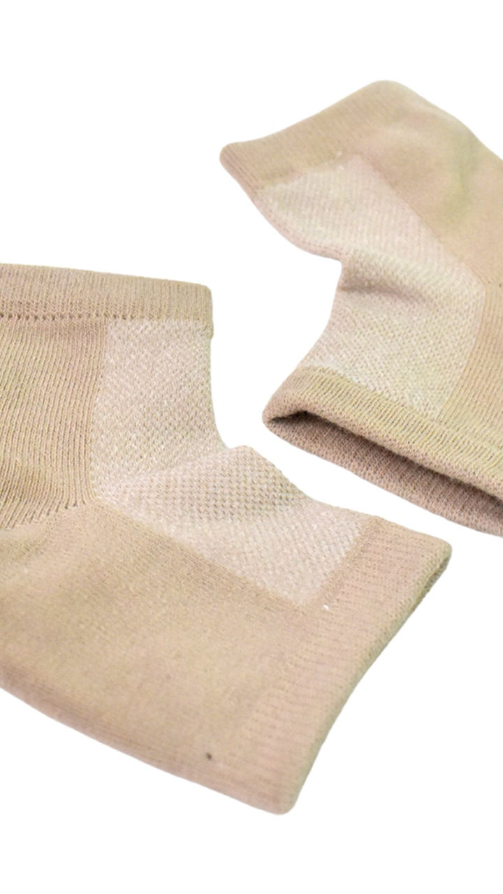 Overnight Heel Socks for Sleeping (1 Pair, Mixed Colors)