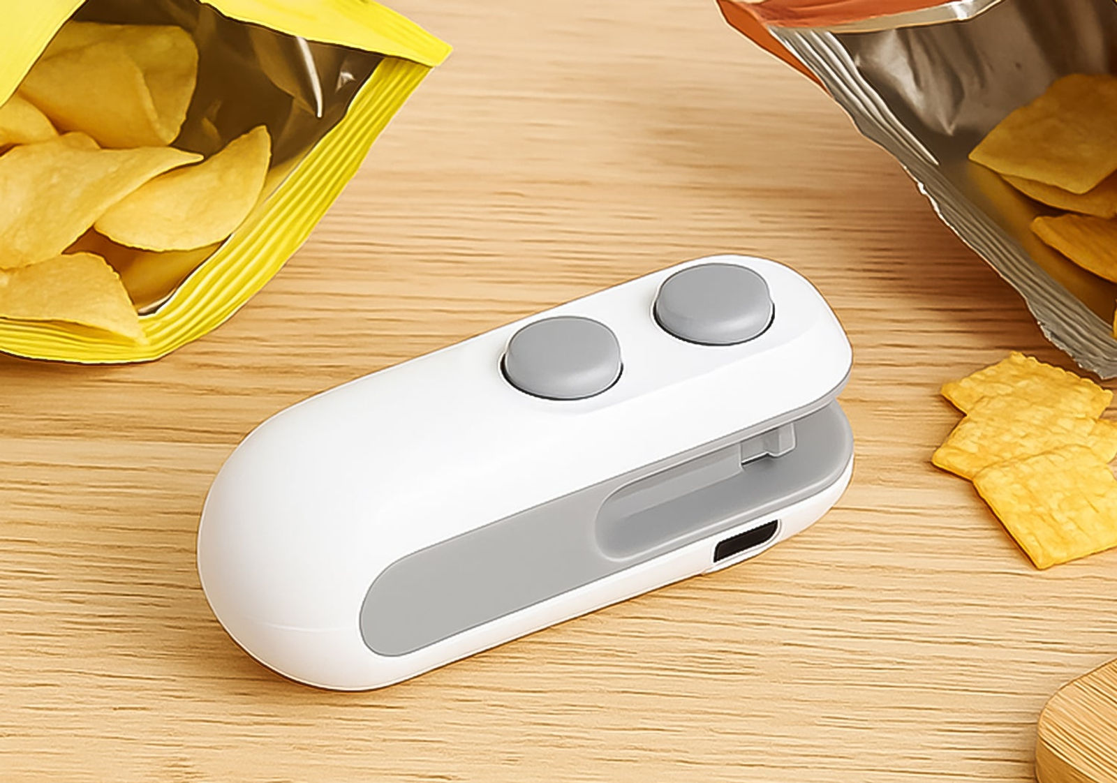 2-in-1 Mini Bag Sealer & Cutter Heat Sealer