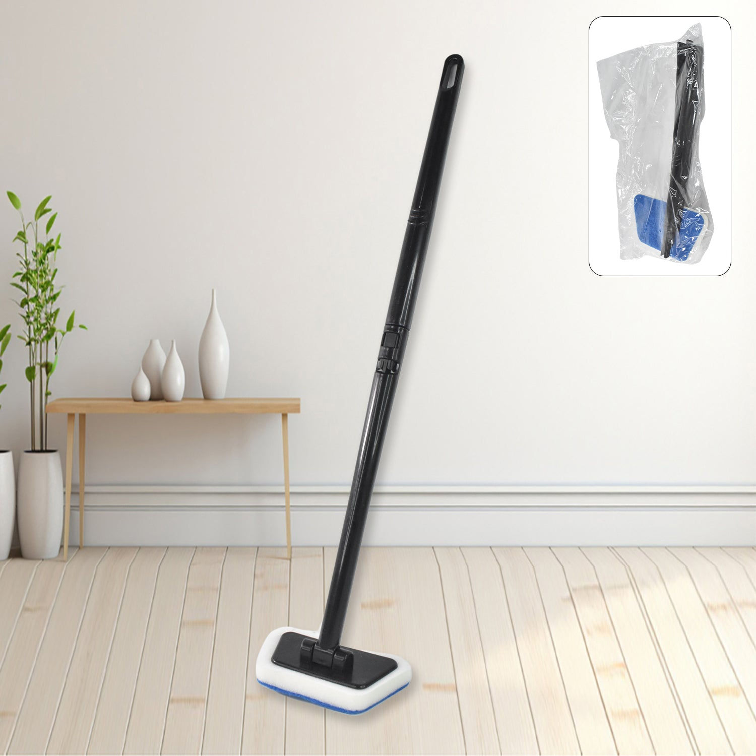 Bathroom Cleaning Brush with Long Handle for Tiles