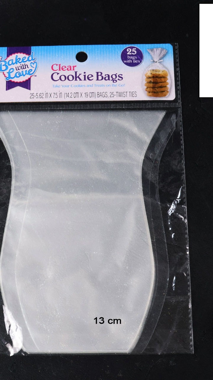 Clear Flat Treat & Cookie Bags (25 Pcs Set)