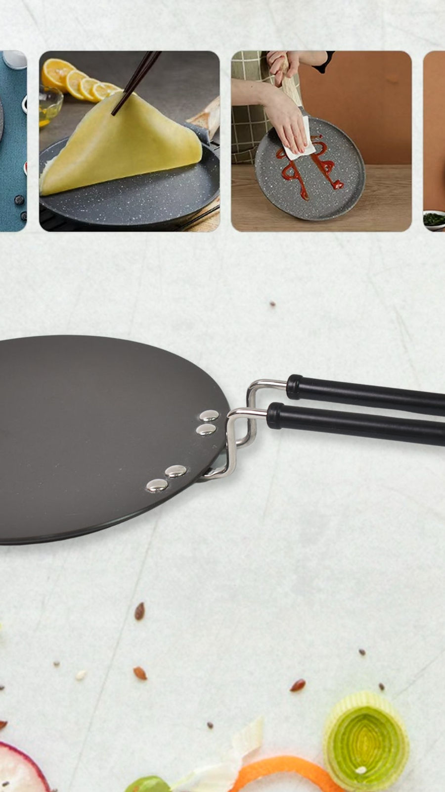 Multi-Purpose Aluminum Roti Tawa (9 Inch)