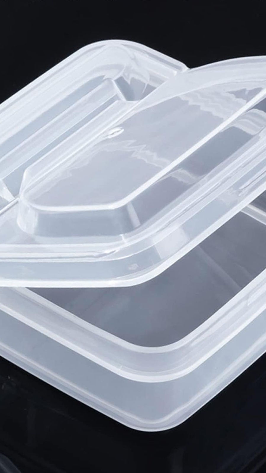 Transparent Food Storage Box (10x10cm)