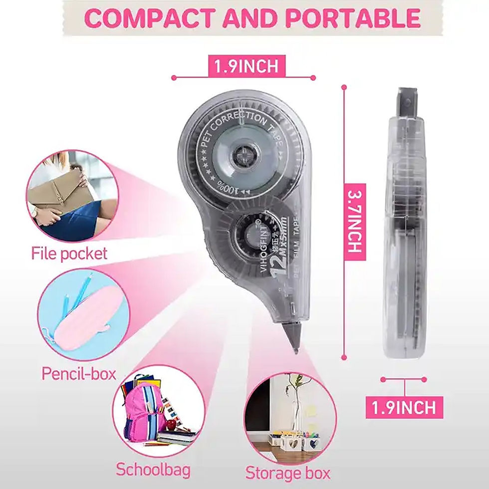 Thumbnail: Office Correction Tape Easy Use Applicator for School & Office Supplies
